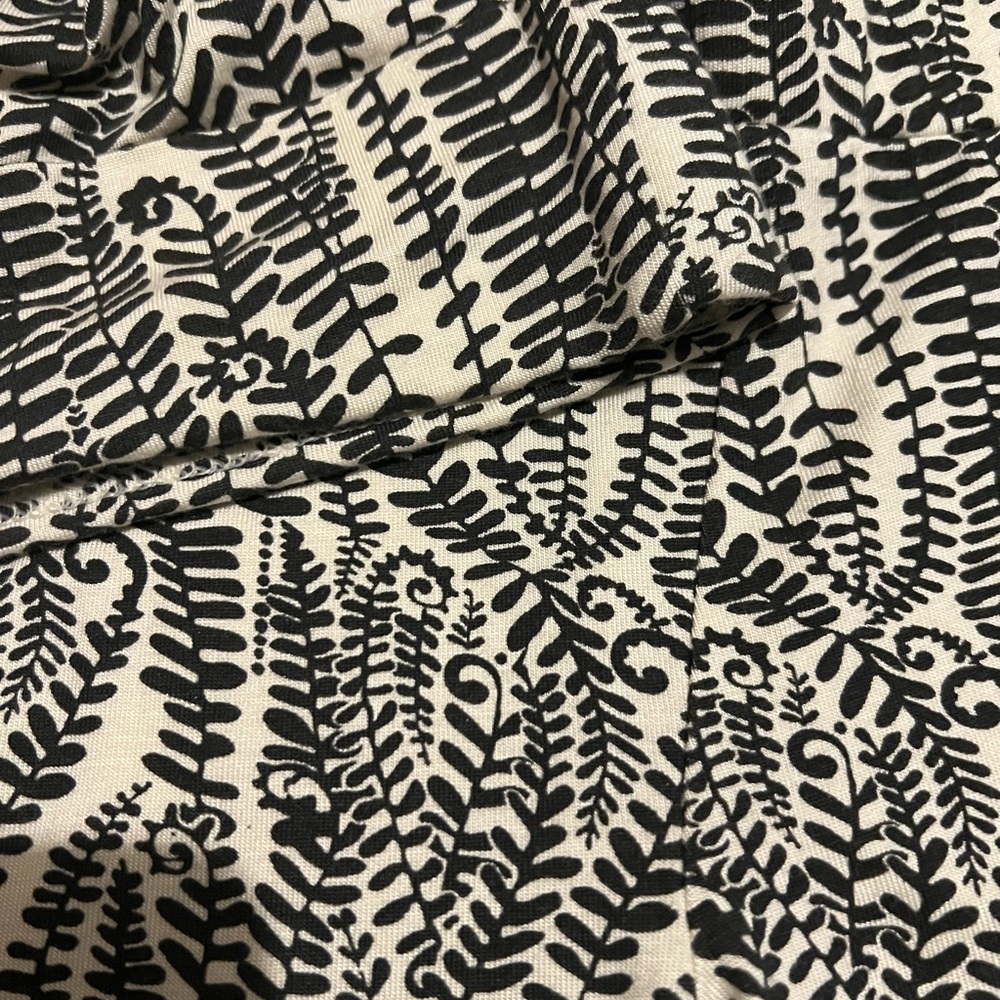 Kate Quinn Black and White Fern pants and hat set